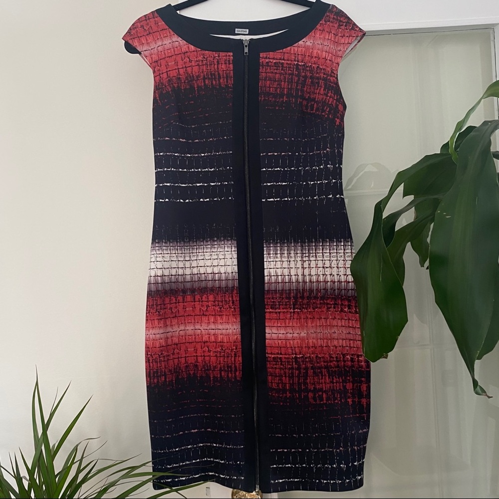 JAX sleeveless bodycon dress